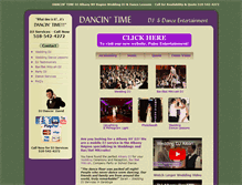 Tablet Screenshot of dancintime.com
